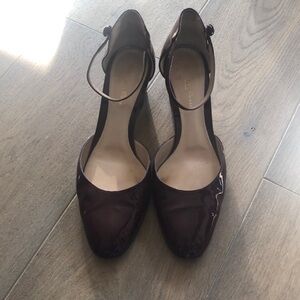 Burgundy pumps by Gianvito Rossi